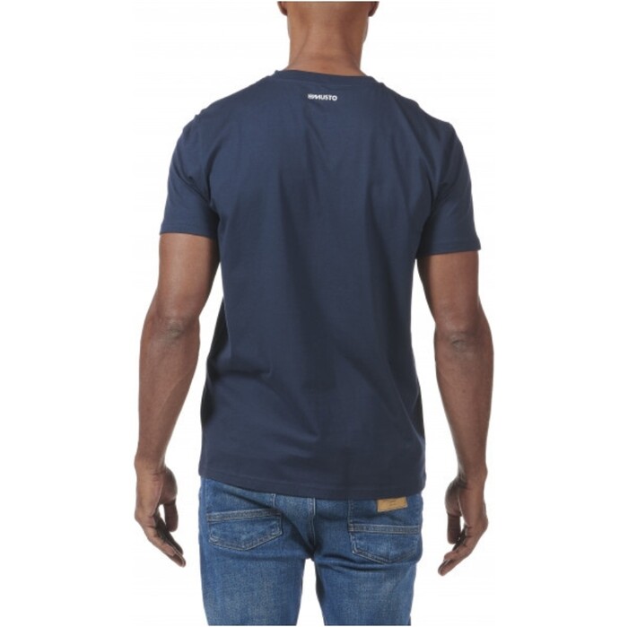 2024 Musto Mens Logo T-shirt 82451 - Navy